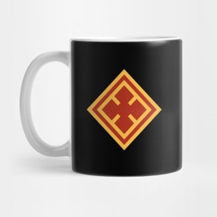 Red and Gold Cross Mug